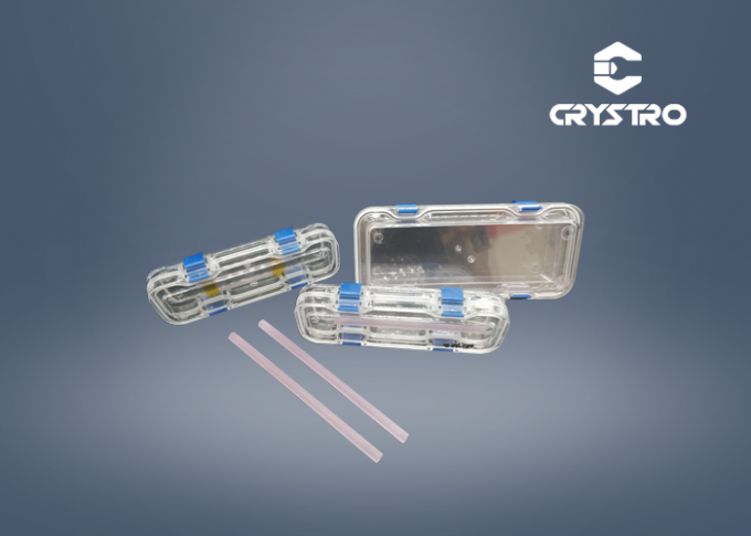 Dia 8mm Yttrium Aluminium Garnet Laser Rods Nd YAG Single Crystal 0