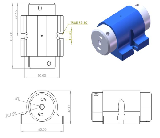 Isolatore Faraday gratuito a 5 mm di apertura 1064nm TGG 0