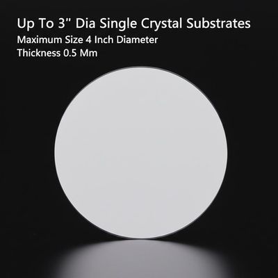 comprare Up To 3'' Dia Single Crystal Substrates Maximum Size 4 Inch Diameter Thickness 0.5 Mm online manufacture